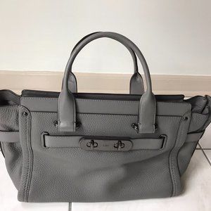 Coach Large Grey Handbag